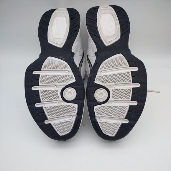 Nike Air Monarch IV White Metallic Silver 415445-102 Men's Size 10 - Picture 6 of 16